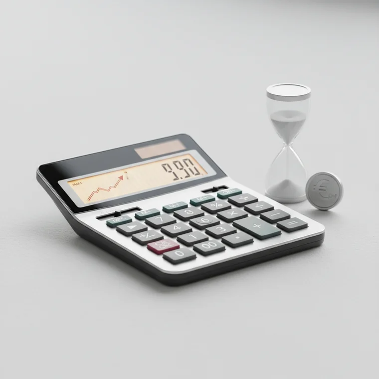 Małżeństwo analizuje umowę kredytu CHF przy komputerze, licząc roszczenie o zwrot nadpłaconych rat kredytu frankowego przed rokiem 2026