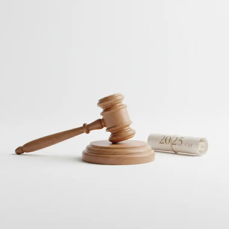 Kredytobiorca analizujący pozew o kredyt we frankach i terminy przedawnienia roszczeń przeciwko bankowi na tle kalendarza 2025