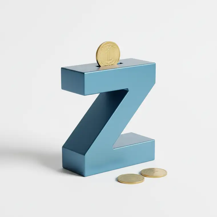 Przedsiębiorca loguje się do bankowości internetowej i sprawdza, czy ZUS zajął konto za zaległe składki, widząc blokadę środków na rachunku firmowym