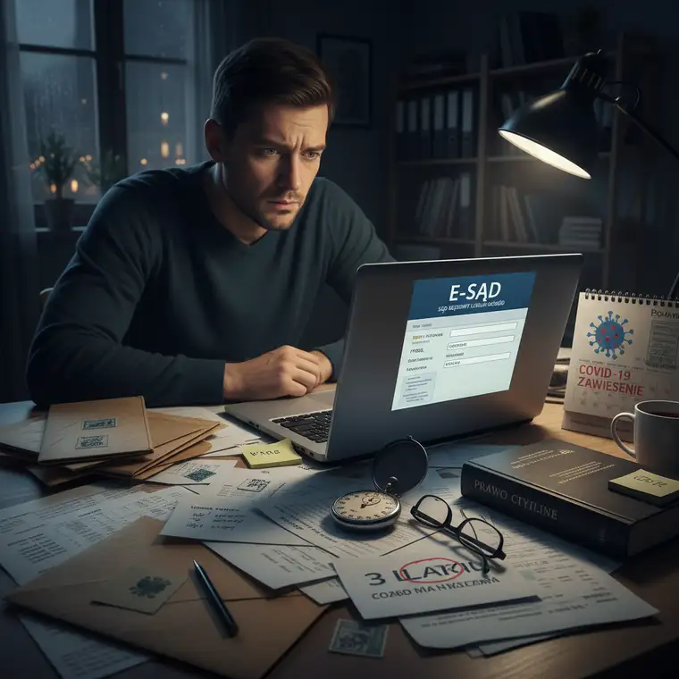 Schemat procesu sprawdzania przedawnienia chwilówki online: dokumenty, e-sąd, nakaz zapłaty, egzekucja i zarzut przedawnienia w sądzie