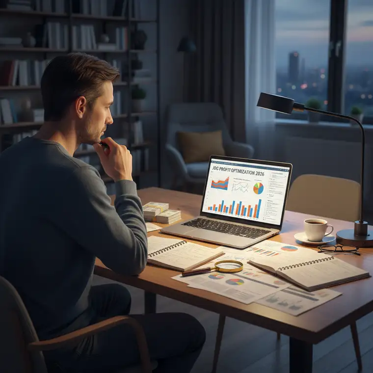 Schemat porównujący formy opodatkowania JDG i wpływ podatków oraz ZUS na najtańszą wypłatę zysku w 2026 roku